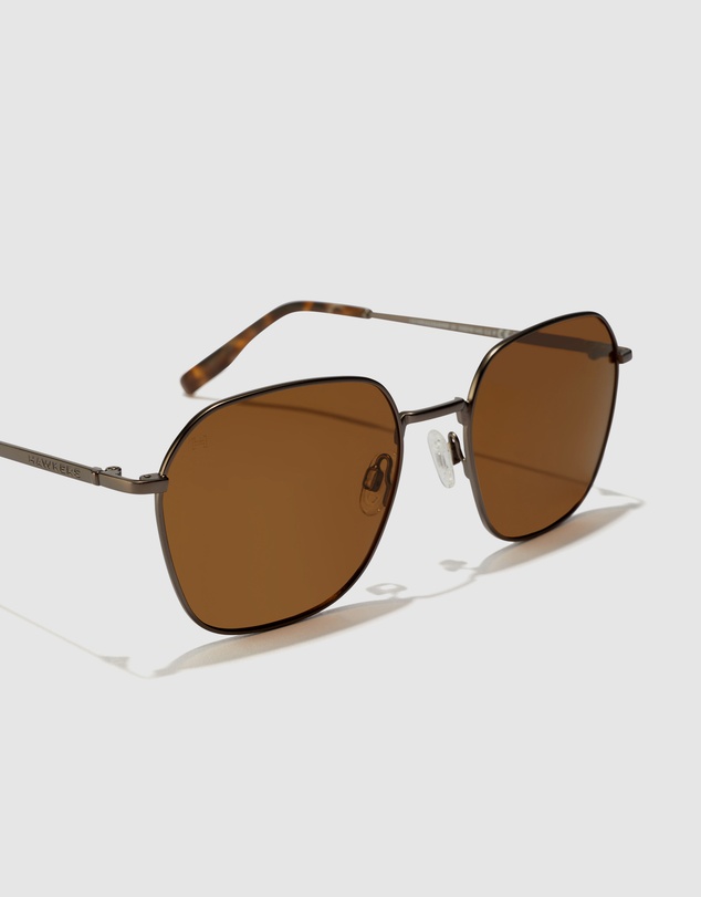 Hawkers Co - HAWKERS - Polarized Gun Metal Olive RISE Sunglasses for Men and Women UV400
