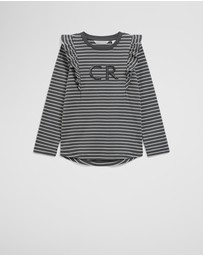 Country Road - Australian Cotton Logo Frill T-shirt