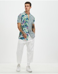 Surrounded By Ghosts - The Eskolaite Linen Drawstring Pants