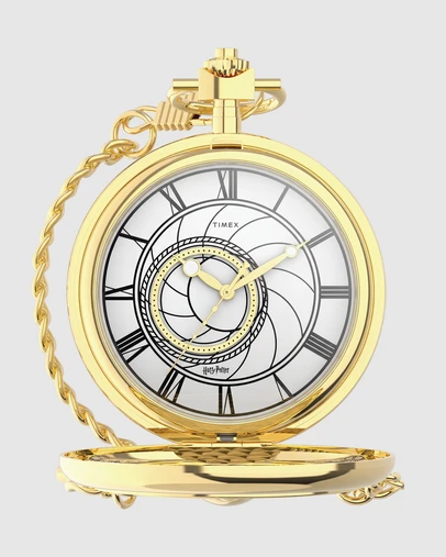 TIMEX - Harry Potter x Timex Time Turner 48.5mm Stainless Steel Pocket Watch