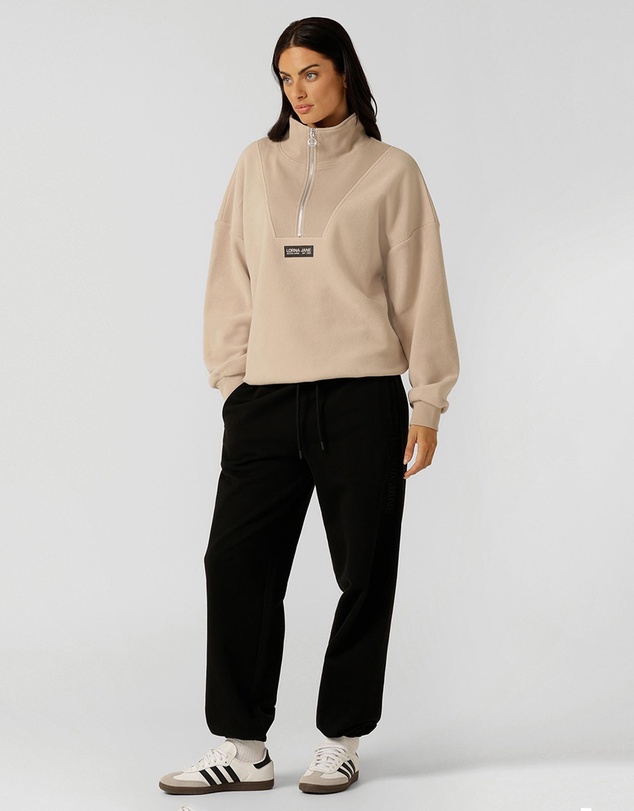 Lorna Jane - Clubhouse Polar Fleece Half Zip Sweater - ICONIC EXCLUSIVE