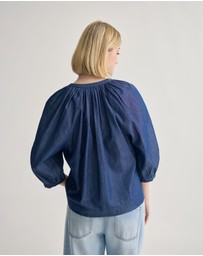 Oxford - Freya Button Up Top