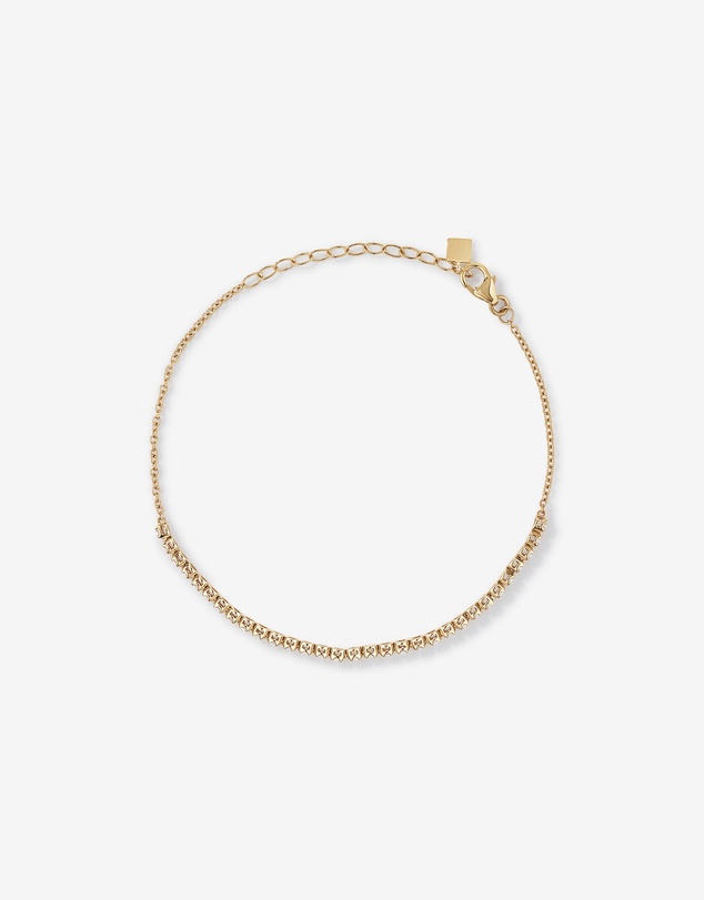 Michael Hill - 0.50 Carat TW Laboratory-Grown Diamond Tennis Bracelet in 10kt Yellow Gold