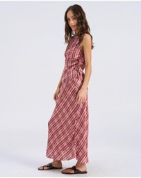 Vero Moda - Lise Check Midi Skirt