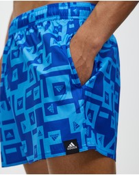 adidas Swim - Very Short Length Graphic Swim Shorts