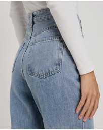 Atmos&Here - Mary Mid Rise Straight Leg Jeans