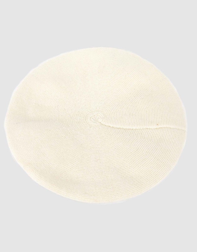 Max Alexander - European Made Cream Soft Wool Beret
