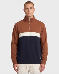 Academy Brand - Academy Contrast 1/4 Zip Sweat