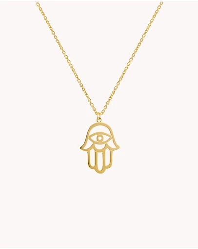 Bianc - Large Chamsa Necklace