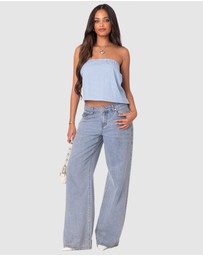 EDIKTED - Toby Striped Tube Top