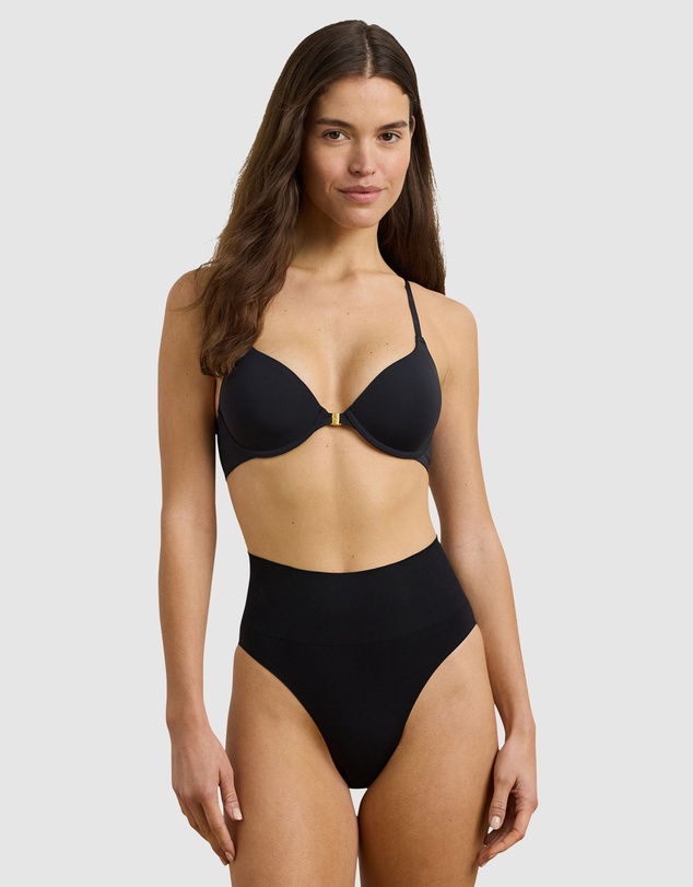 Lauren by Ralph Lauren - Luxe Smoothing Front Close Racerback T-Shirt Bra