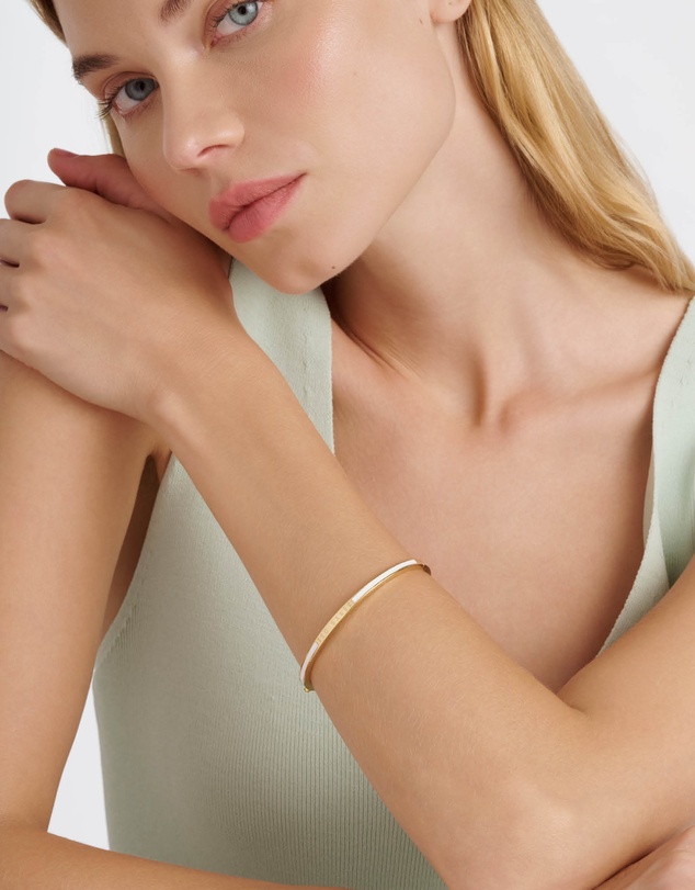 Ted Baker - ROLEY: Classic Colour Enamel Slim Bangle Bracelet