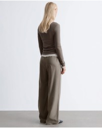 & Other Stories - Wool Press-Crease Trousers