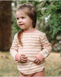 Kynd Baby - Stripe Top in Pearl Stripe
