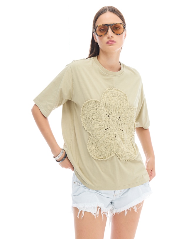 THE TALES - The Tales Crochet Flower Tee