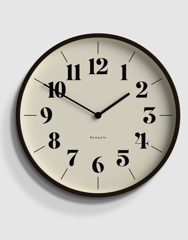 Newgate - Newgate Mr Clarke Clock Dark Wood Hopscotch Dial