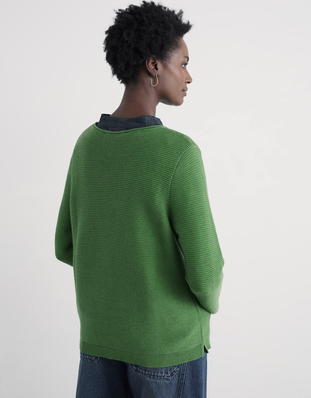 Seasalt - Seasalt Cornwall Green Makers Cotton Jumper