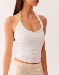 SNDYS - LEXIE TWIST HALTER TANK - ICONIC EXCLUSIVE