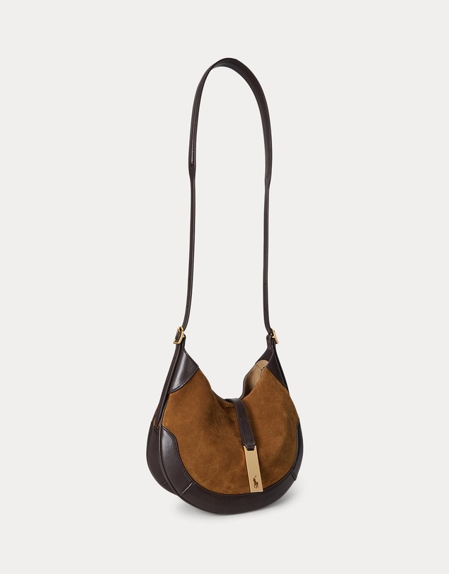 Polo Ralph Lauren - Polo ID Suede-Leather Small Shoulder Bag