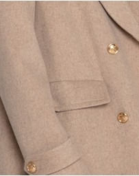Belle & Bloom - Harbour Military Wool Blend Pea Coat