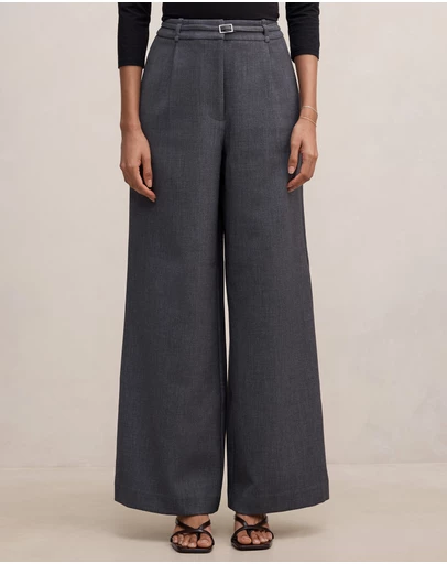 Forever New Petite - Lena Petite High Waist Wide Leg Pants