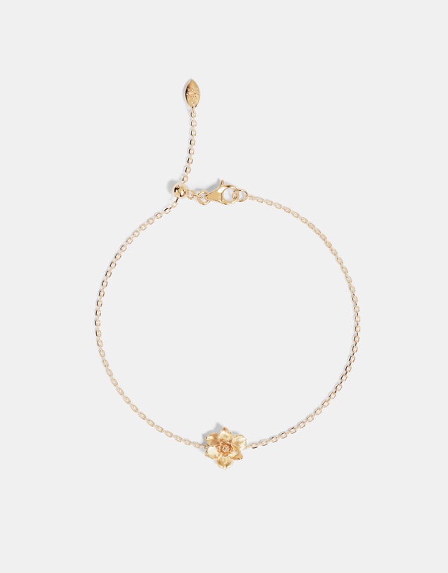 By Charlotte - Birth Flower Bracelet - Peony November