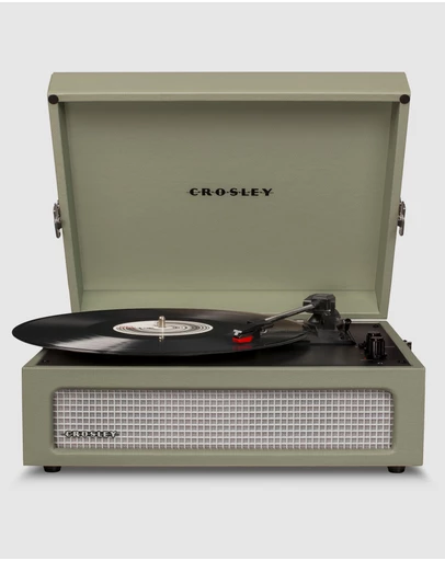 Crosley - Crosley Voyager Sage - Bluetooth Portable Turntable