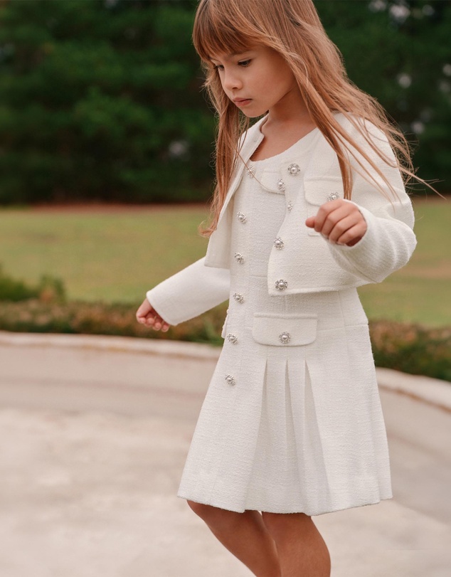 Bardot Junior - Aurelia Boucle Dress - Kids-Teens