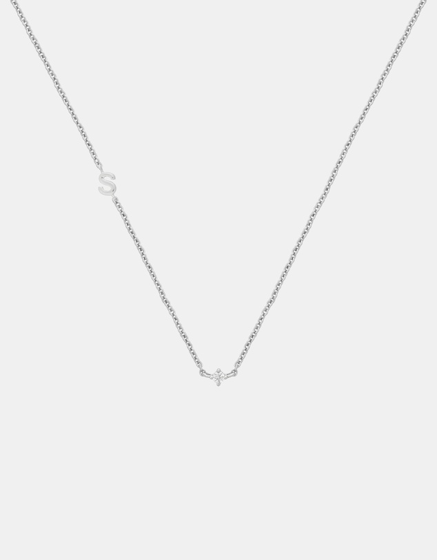 YCL  - Petite Initial Necklace S - Sterling Silver