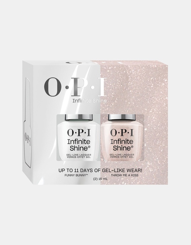O.P.I - Infinite Shine Colour Duo Gift Set - Funny Bunny™, Throw Me a Kiss