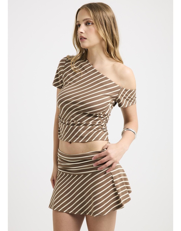 Alice In The Eve - Kerry Slinky Stripe Top
