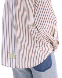 THE TALES - Half n Half Illustrated Muse Stripe Shirt