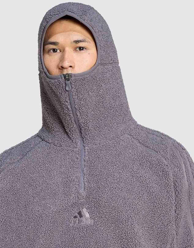 adidas Originals - Borg Fleece Teamgeist 1/4 Zip Hoodie