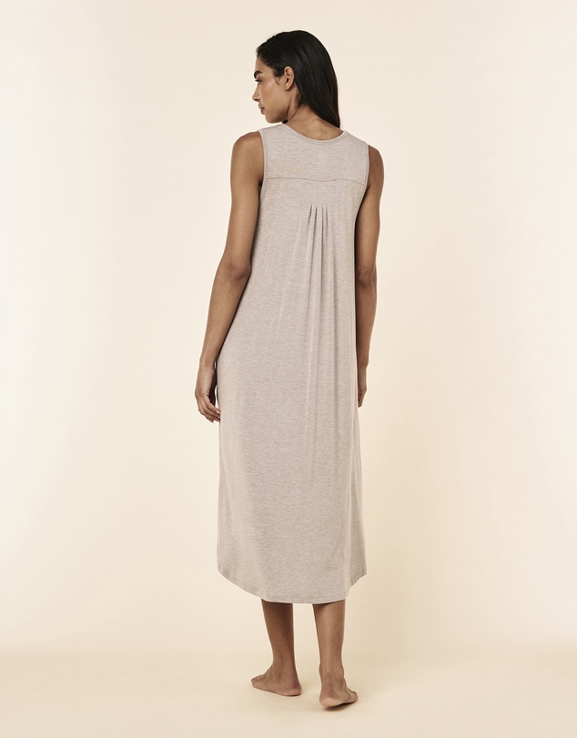 Papinelle - Kate Modal Soft Pleat Front Maxi Nightie
