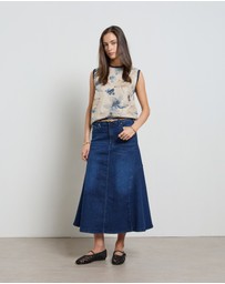 DRICOPER DENIM - Abby Flare Skirt