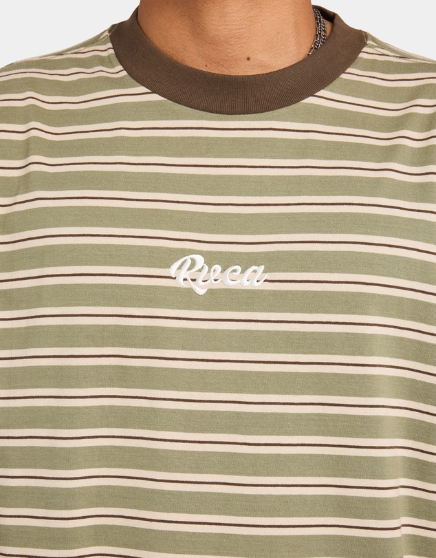 RVCA - Mens Exotica Stripe T-Shirt