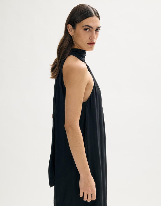 Minima Esenciales - Pia Fringe Lace Maxi Dress