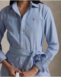 Polo Ralph Lauren - Belted Cotton Oxford Shirtdress