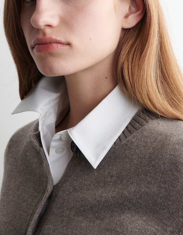 COS - Merino Wool Short-Sleeved Cardigan
