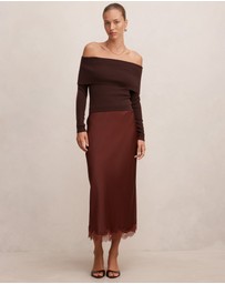 Forever New - Mariella Knitted Bardot Top