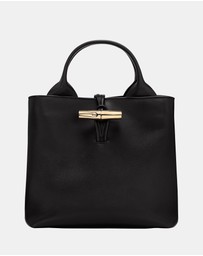 Longchamp - Le Roseau Leather Handbag - Small