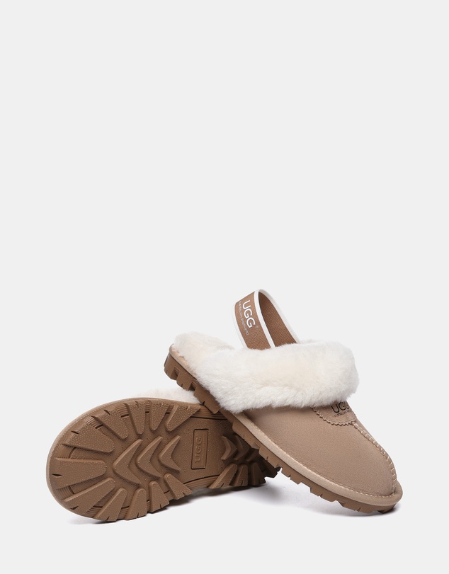 EVERAU - Australian Shepherd Ugg Waffle Plus Cow Suede Upper House Shoes