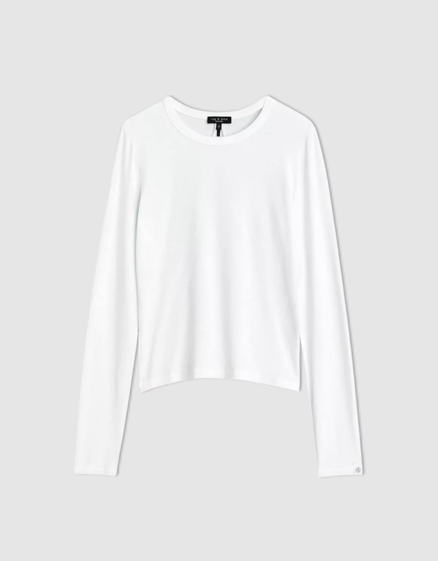 rag & bone - Luca Jersey Slim Long Sleeve Tee