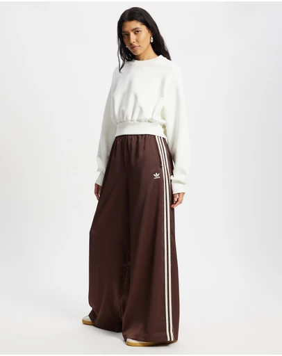 adidas Originals - Satin Wide Leg Track Pants