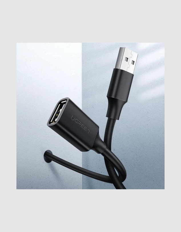 Ugreen - UGreen 2m USB 2.0 A Male to Female Extension Cable Black