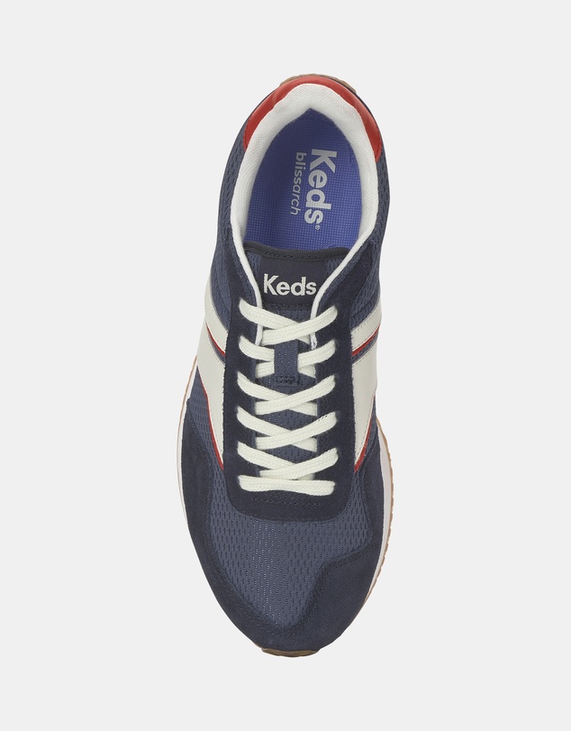 Keds - Rena Nylon/Suede Blue/White/Red