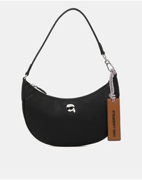 Karl Lagerfeld - Ikon Pebble Moon Shoulder Bag