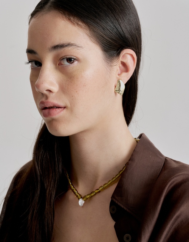 Brie Leon - Val Stud Earring Small