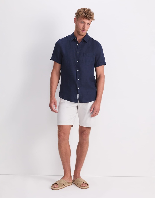 Sportscraft - Short Sleeve Linen Shirt