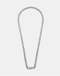 Diesel - Steel Silver Tone Necklace